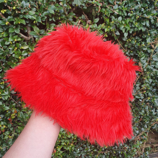 Trippy Hat - Red Fur