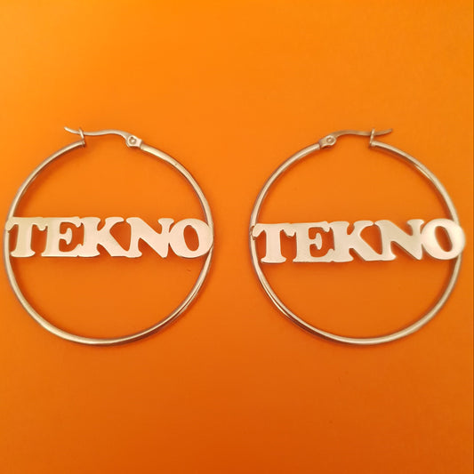 Free Party Tekno Hoops UK | Underground Rave Earrings