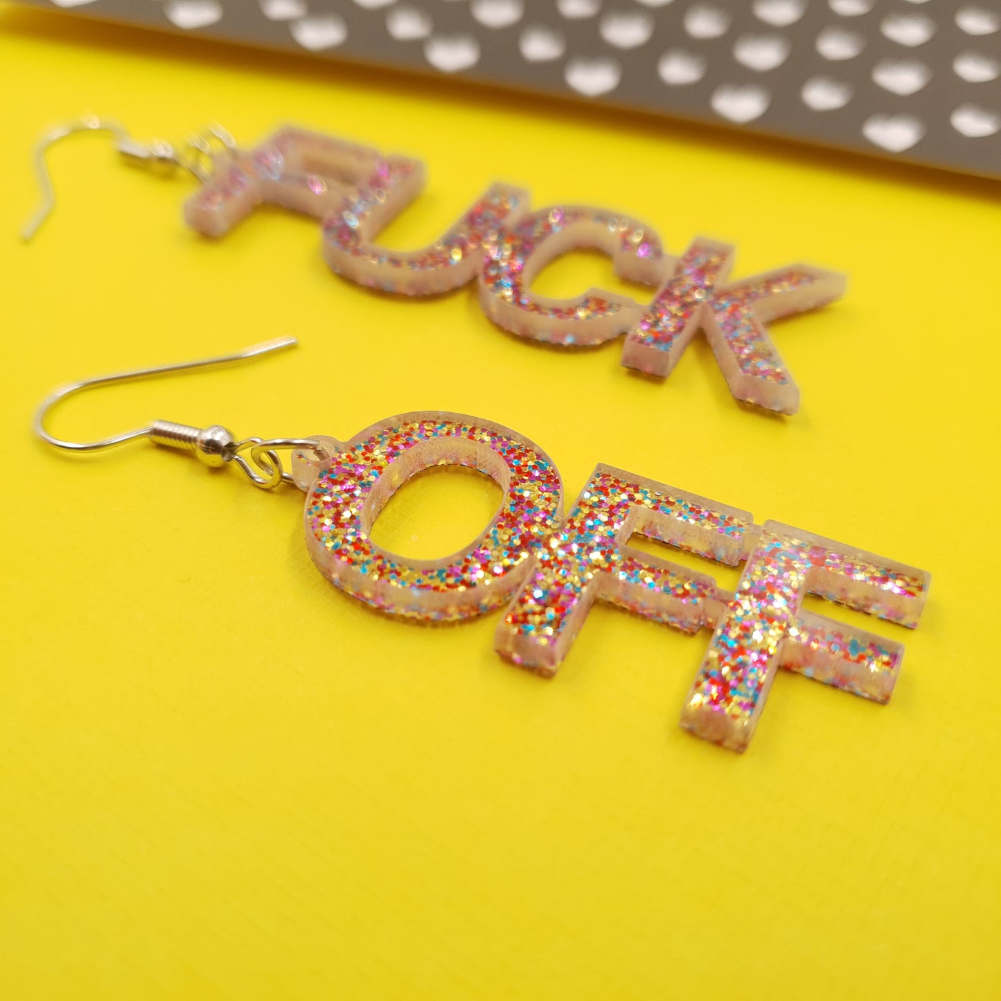 Fuck Off Earrings