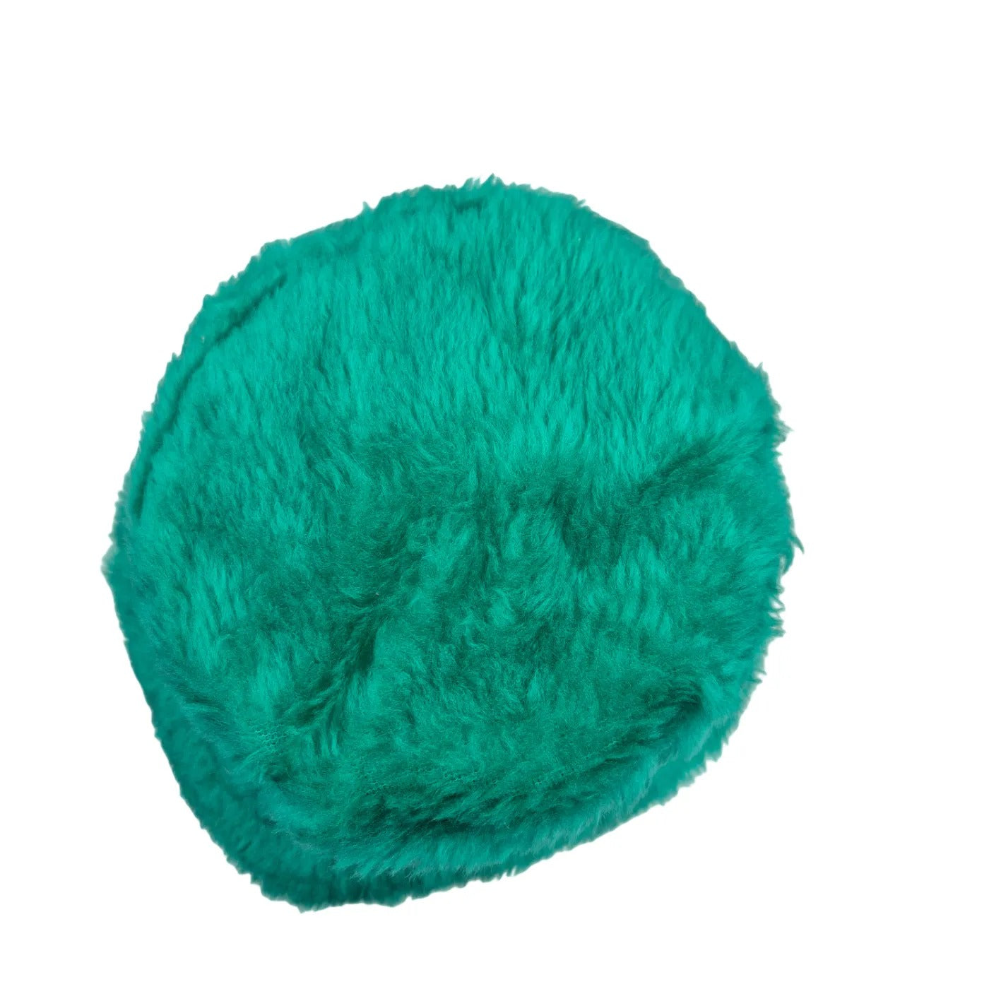 Reversible trippy cartoon bucket hat - short teal fur