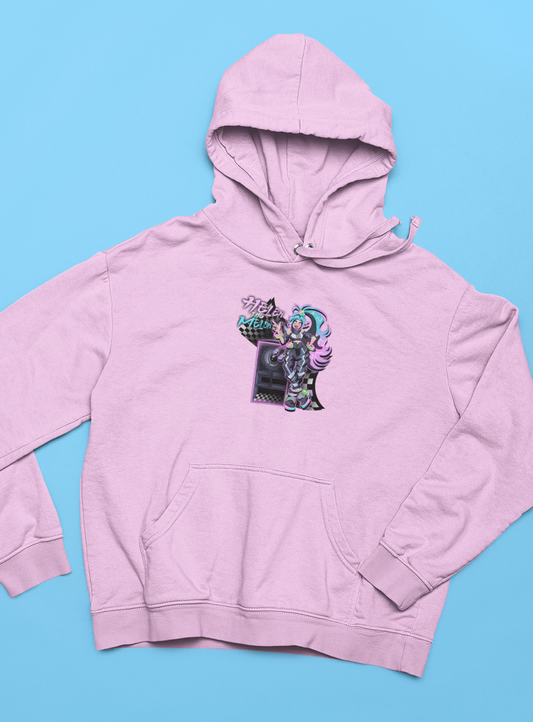 Helen The Melon Hoodie - Baby Pink - Designed by Dirty Turtle