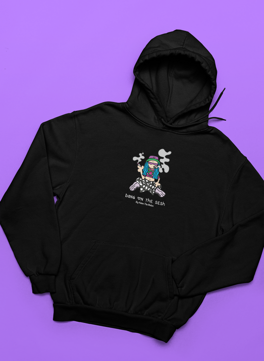 Bang On The Sesh Hoodie - Black
