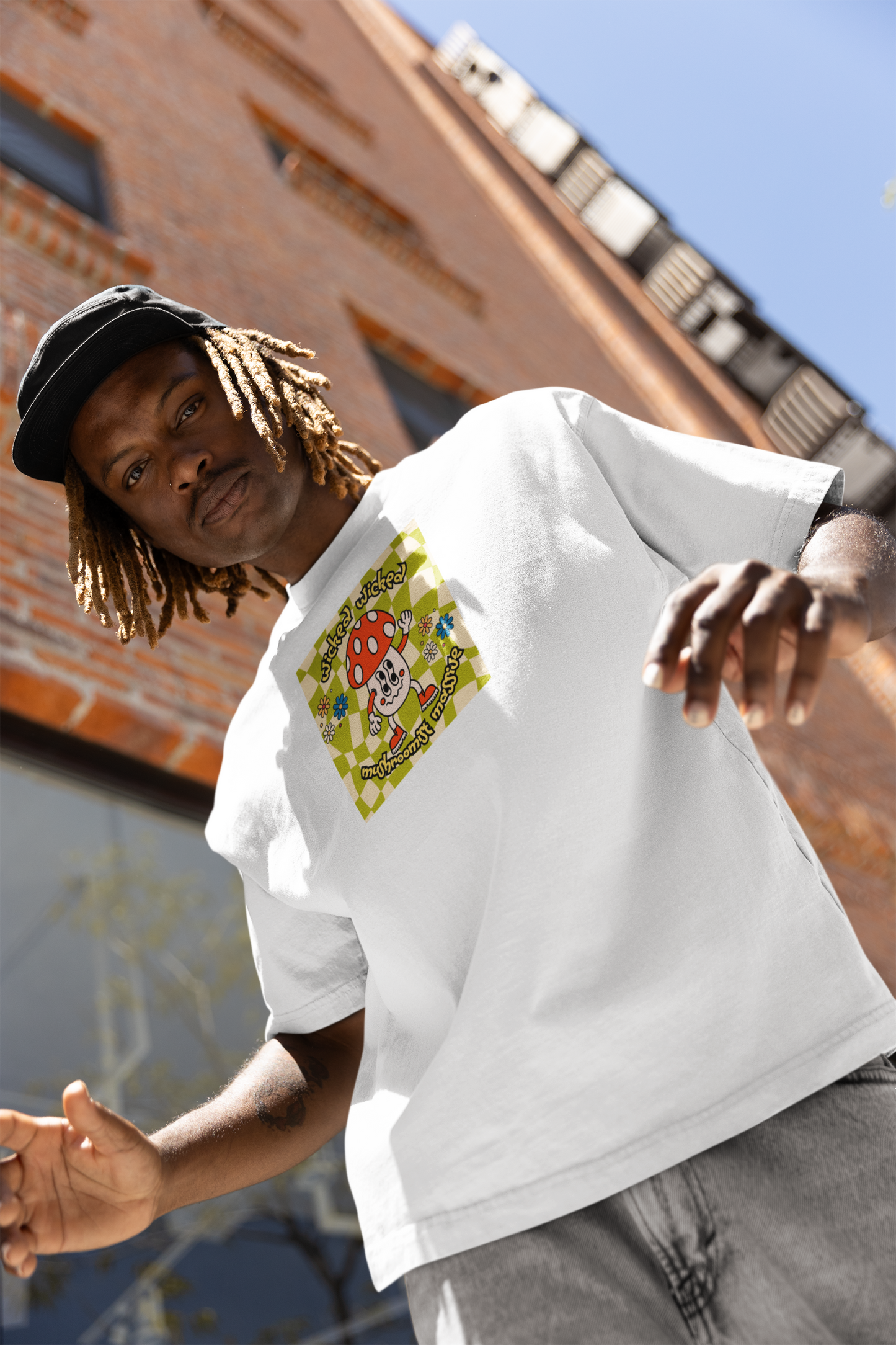 Mushroomist Massive!- White T shirt