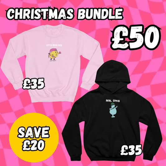 Mr DNB and Little Miss DNB Hoodie Bundle