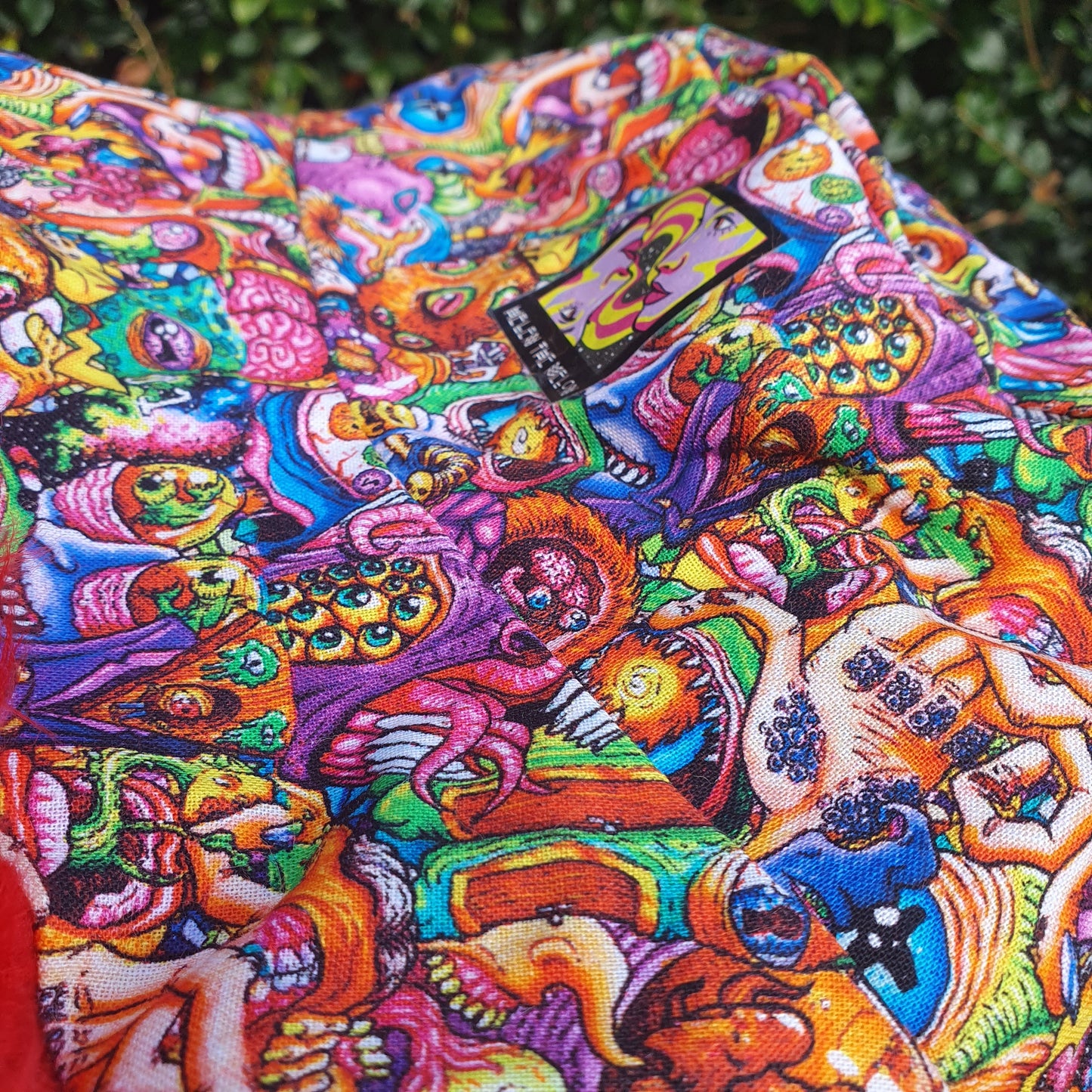 Trippy Hat - Red Fur