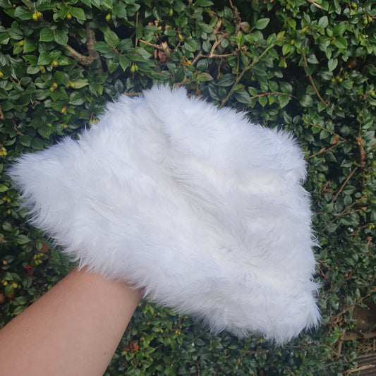 Swirly Wirly , Reversible White Fur