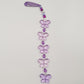 Purple Butterfly Hair clip charm