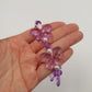 Purple Butterfly Hair clip charm