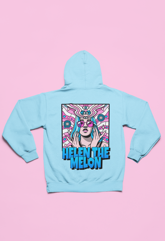 Helen The Melon Hoodie Baby Blue