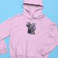 Helen The Melon Hoodie - Baby Pink - Designed by Dirty Turtle