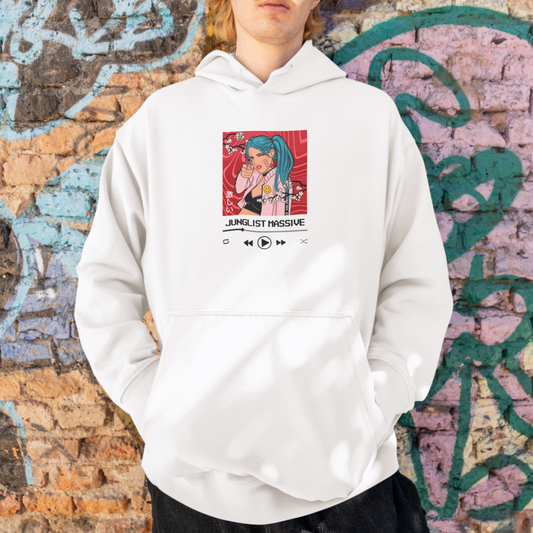 Junglist Massive Hoodie - White