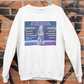 PLAYER 1 : The Raver – The Drum & Bass Bible Collab - White Sweatshirt
