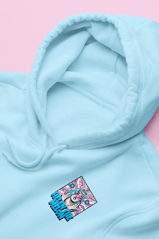 Helen The Melon Hoodie Baby Blue