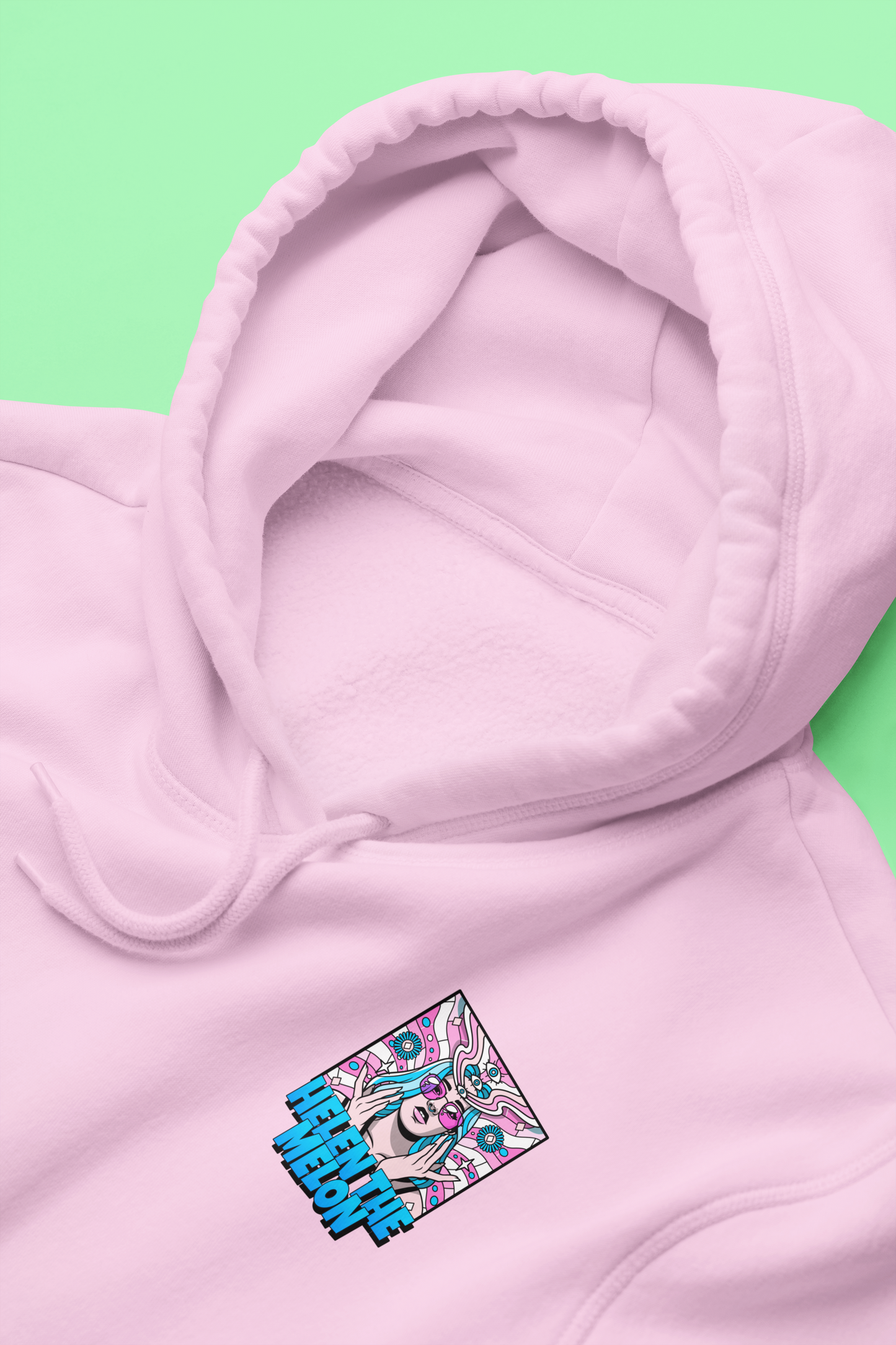 Helen The Melon Hoodie Baby Pink