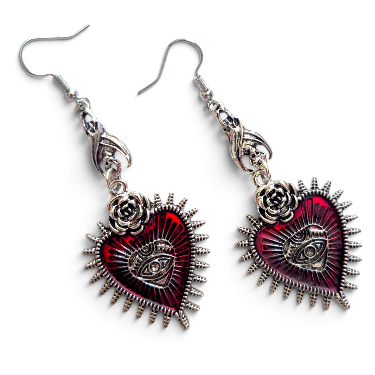 Vampire earrings
