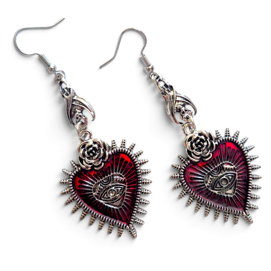 Vampire earrings