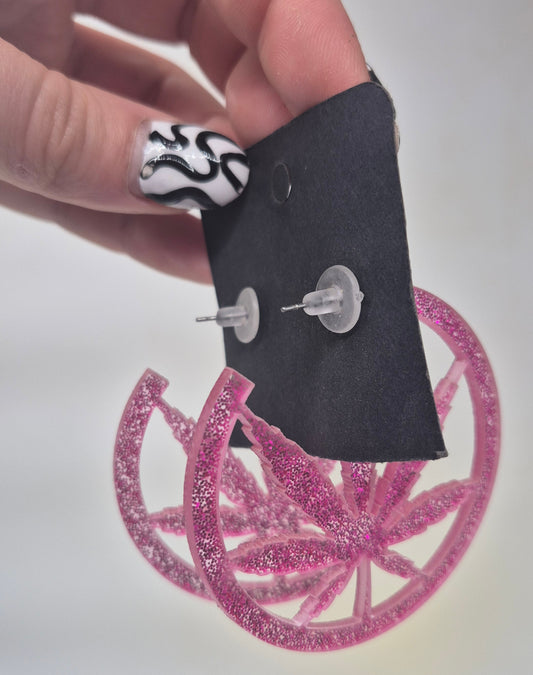 Pink 420 hoops