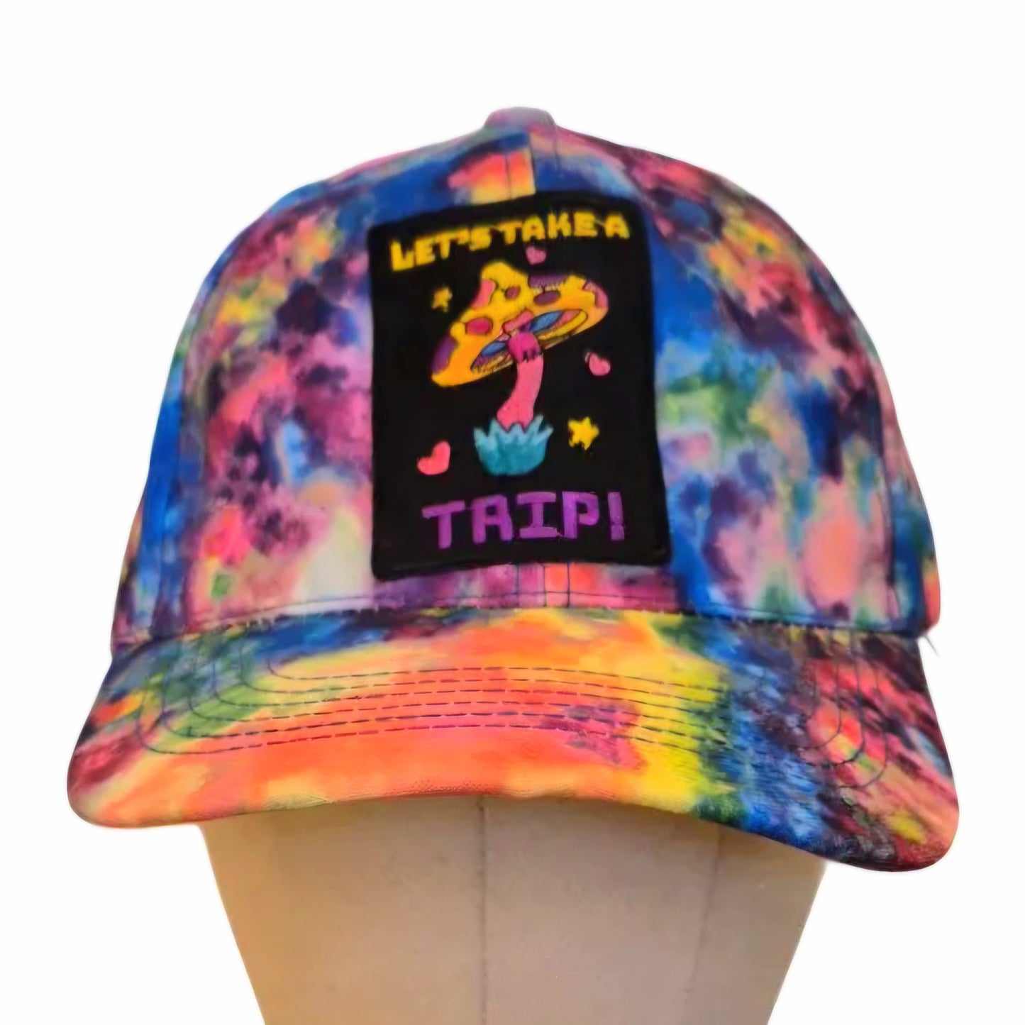 Let's take a trip tie dye Cap