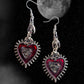 Vampire earrings