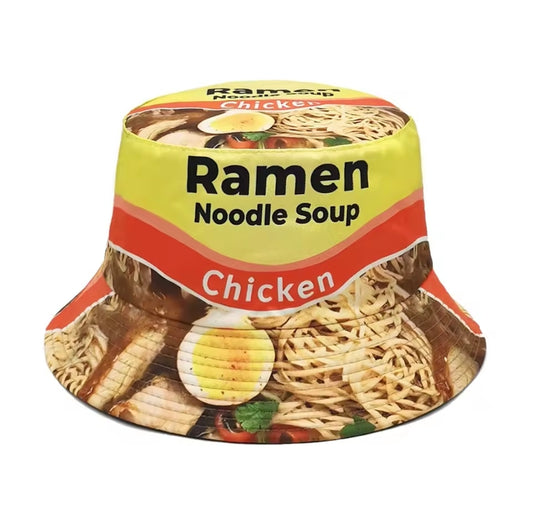 Chicken Ramen Soup - Festival Bucket Hat Canvas