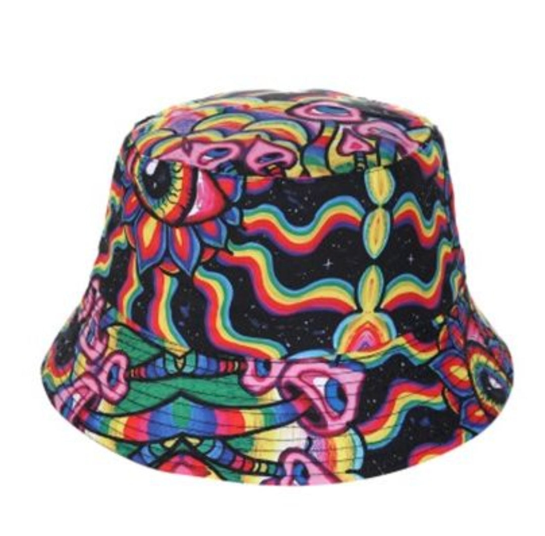 Colourful Shroom Bucket Hat