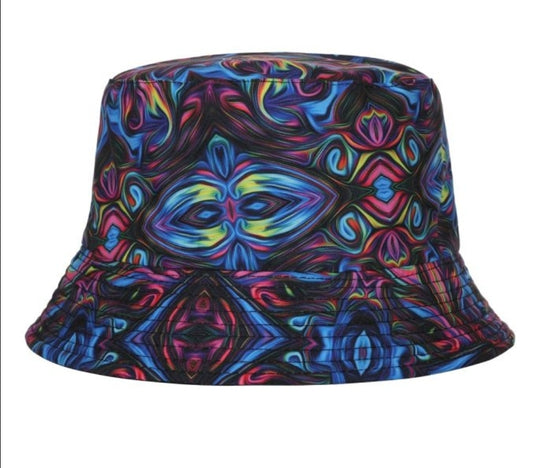 Trippy Spiral Bucket Hat