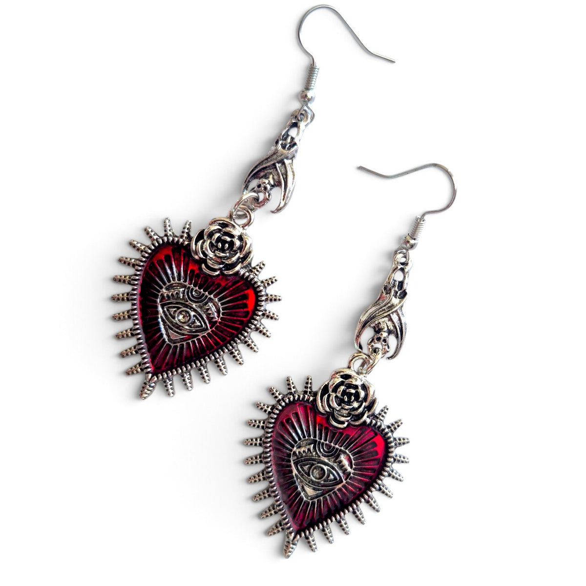 Vampire earrings