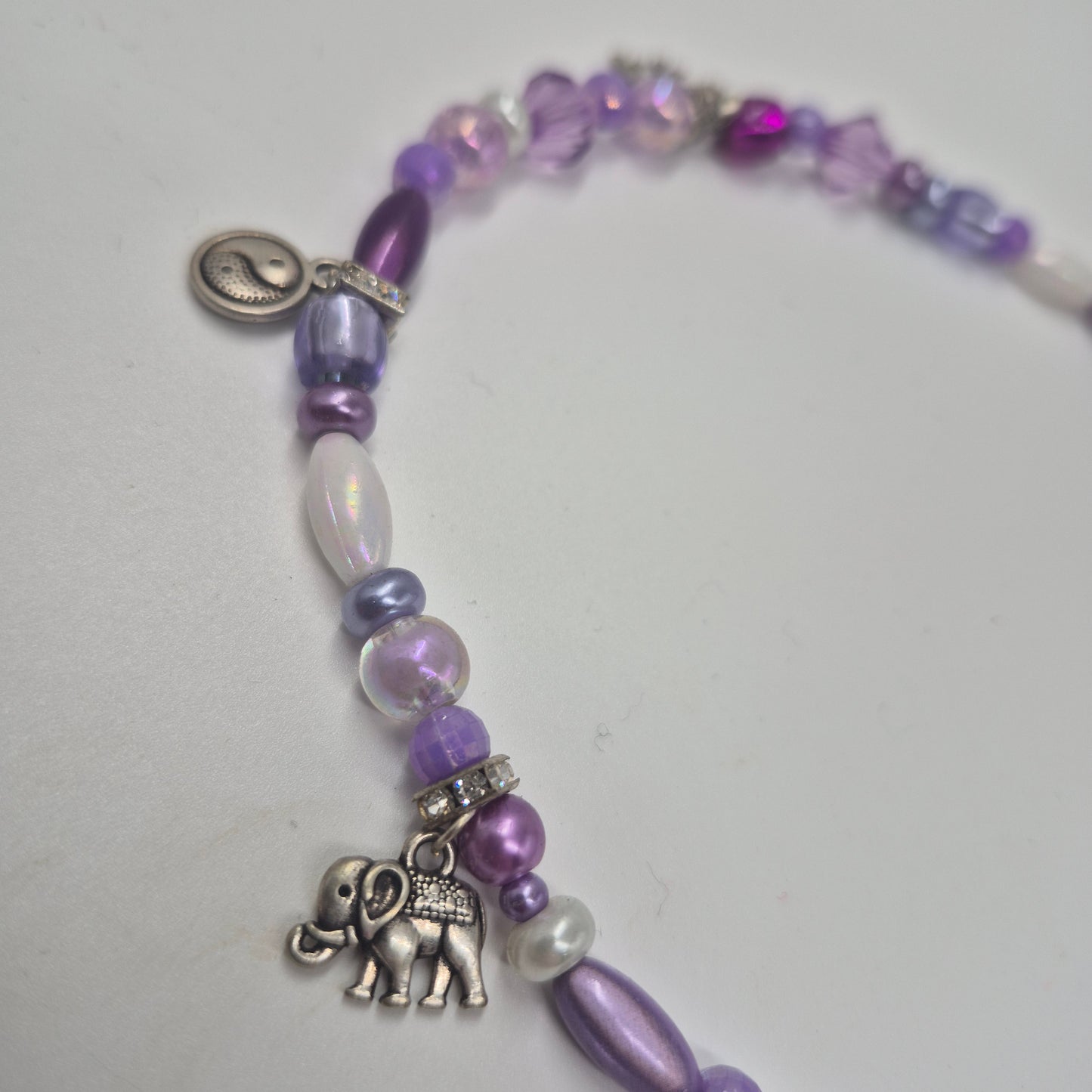 Choker Necklace - purple collection - one off
