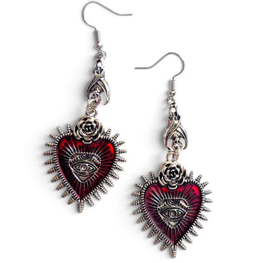 Vampire earrings