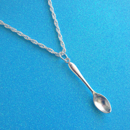 Simple spoon - Choose your chain color!